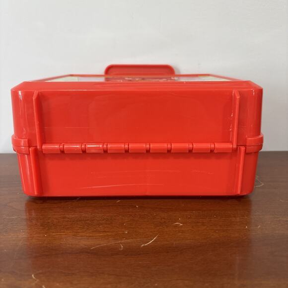 Vintage Aladdin Disney Goof Troop Plastic Red Lunch Box - Picture 7 of 12